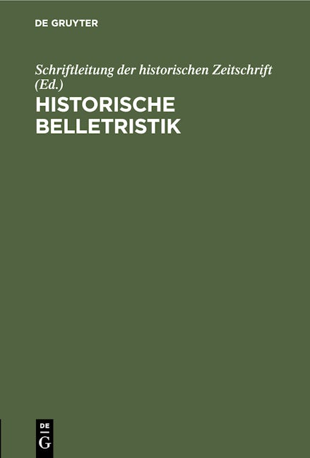 Historische Belletristik