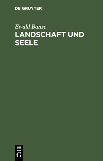 Landschaft und Seele