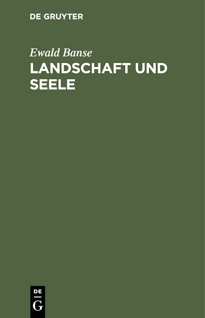 Landschaft und Seele