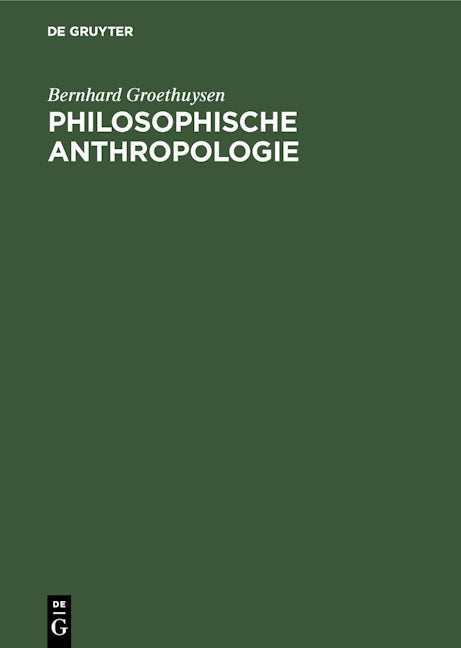 Philosophische Anthropologie