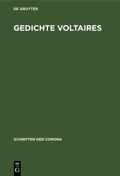 Gedichte Voltaires