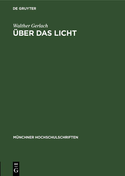 Über das Licht