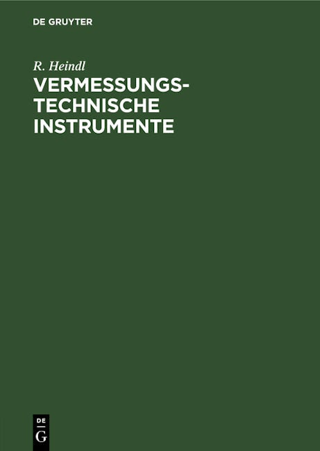 Vermessungstechnische Instrumente