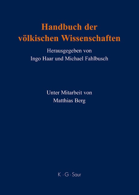Handbuch der völkischen Wissenschaften