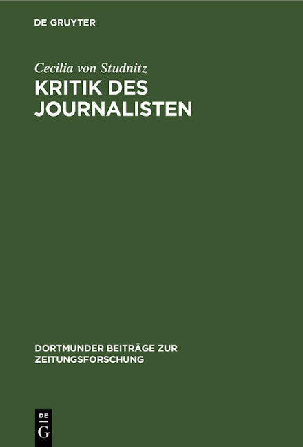 Kritik des Journalisten