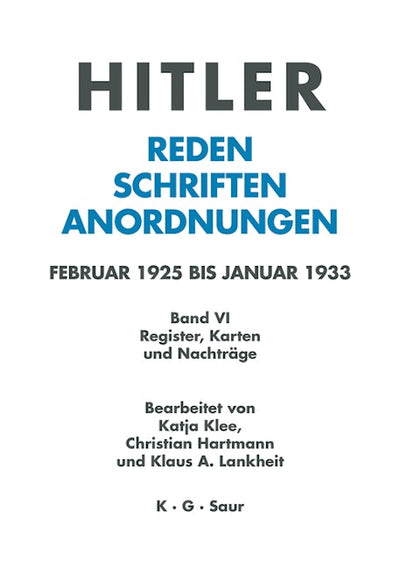 Register, Karten und Nachträge
