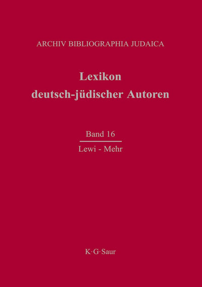 Cover image for Lewi - Mehr, isbn: 9783598226960