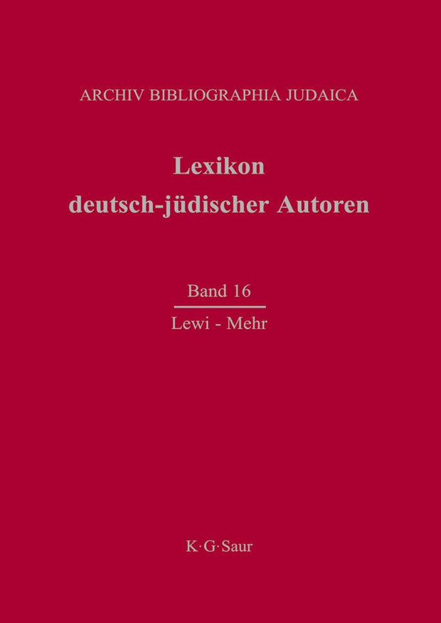 Cover image for Lewi - Mehr, isbn: 9783598226960