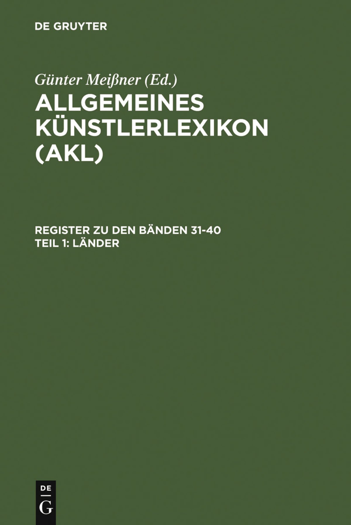 Cover image for Länder ISBN 9783598228155
