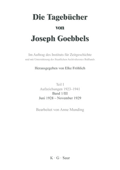 Juni 1928 - November 1929