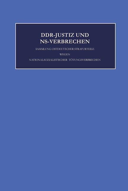 Book cover image for Die Verfahren Nr. 1693 - 1779 der Jahre 1947 und 1948 ISBN: 9783598246258