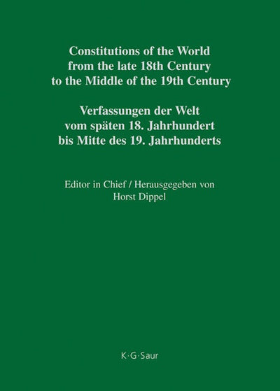 Constitutional Documents of Chile 1811 – 1833