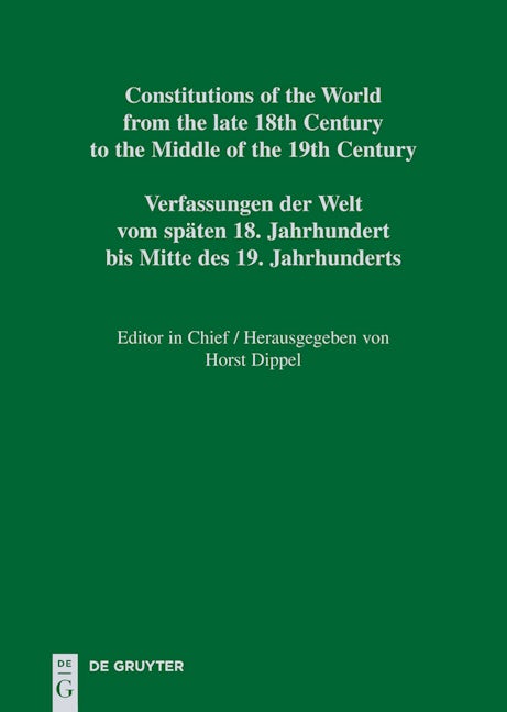 National Constitutions / Constitutions of the Italian States (Ancona – Lucca)