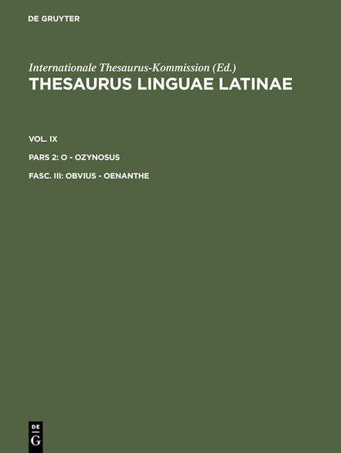 obvius - oenanthe