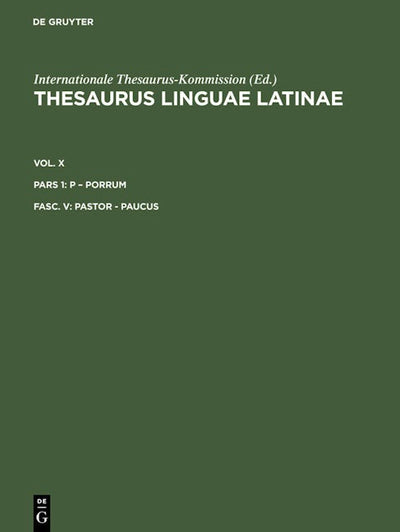 pastor - paucus
