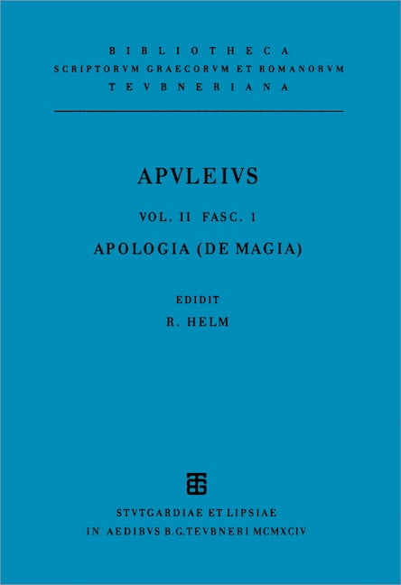 Pro se de magia liber (Apologia)