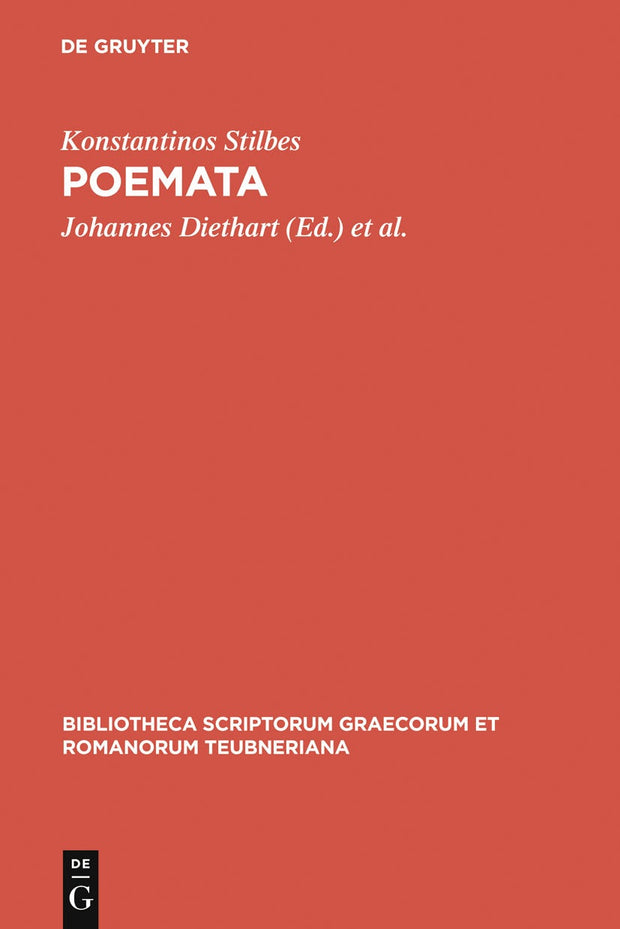 Cover image for Poemata, isbn: 9783598712357