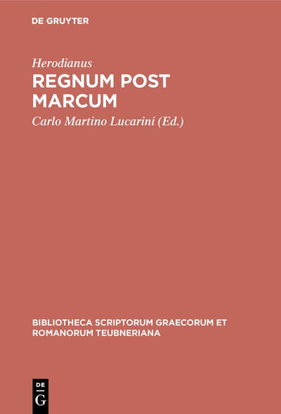 Cover image for Regnum post Marcum, isbn: 9783598712821