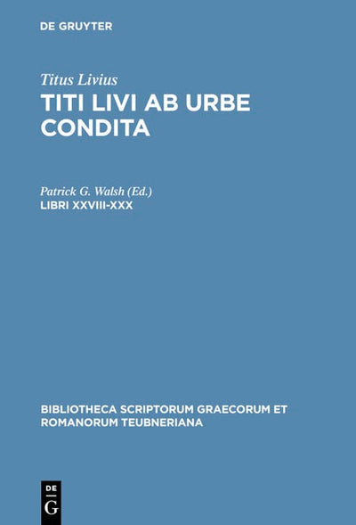 Libri XXVIII-XXX