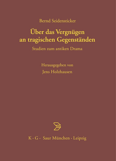 Cover image for Über das Vergnügen an tragischen Gegenständen, isbn: 9783598730245