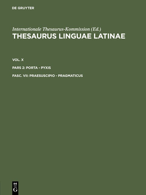 praesuscipio - pragmaticus