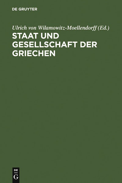 Staat und Gesellschaft der Griechen