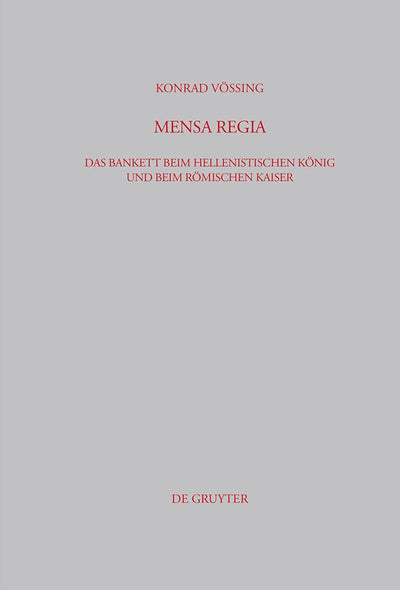 Cover image for Mensa Regia, isbn: 9783598778056