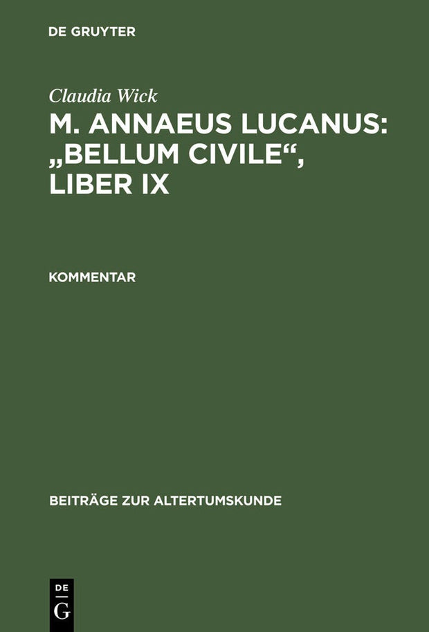 Cover image for Kommentar, isbn: 9783598778148