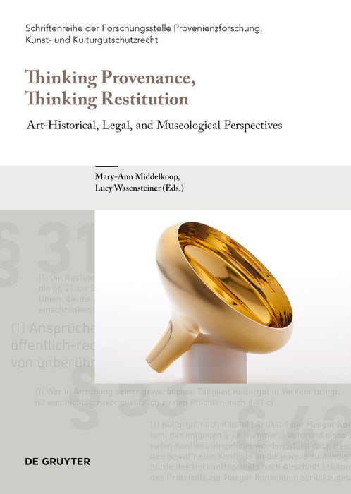 Book cover image for Thinking Provenance, Thinking Restitution ISBN: 9783689242954