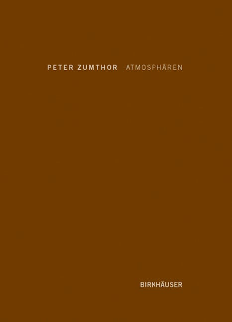 Book cover image for Atmosphären ISBN: 9783764374945
