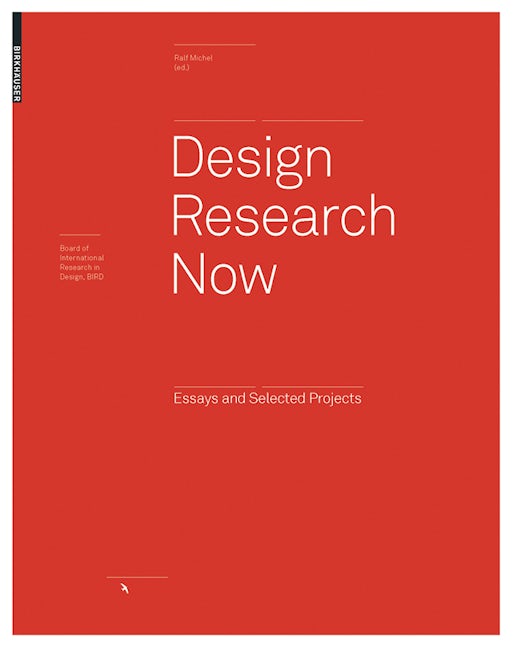 Book cover image for Design Research Now ISBN: 9783764384715