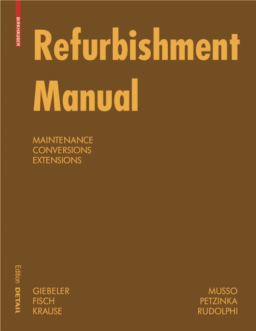 Book cover image for Refurbishment Manual ISBN: 9783764399474
