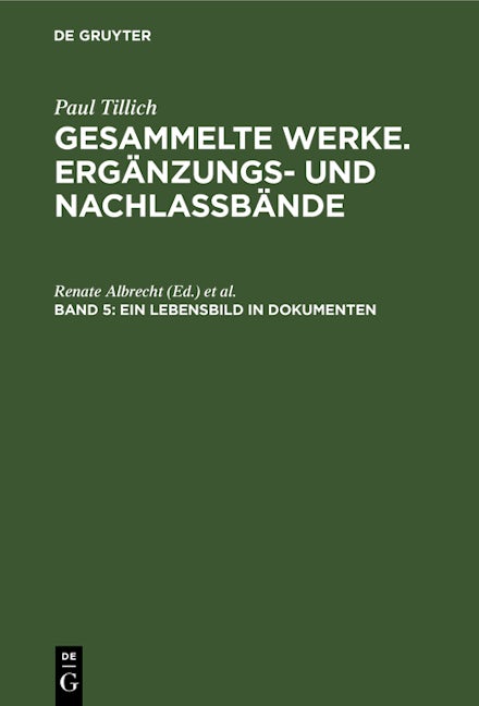 Ein Lebensbild in Dokumenten