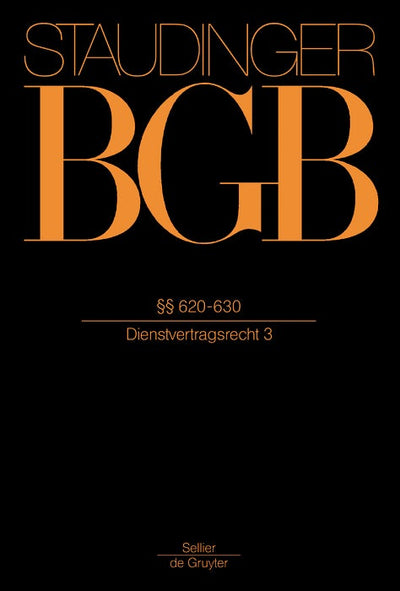 Cover image for Vorbem zu §§ 620 ff.; §§ 620-630, isbn: 9783805910835