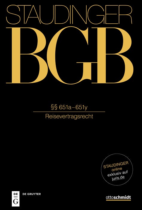 Cover image for §§ 651a-651y, isbn: 9783805912570