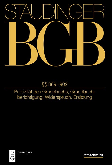 Cover image for §§ 889-902, isbn: 9783805913928