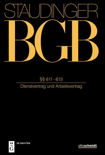 Cover image for §§ 611-613, isbn: 9783805914055