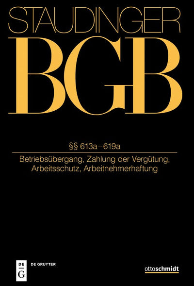 Cover image for §§ 613a-619a, isbn: 9783805914062