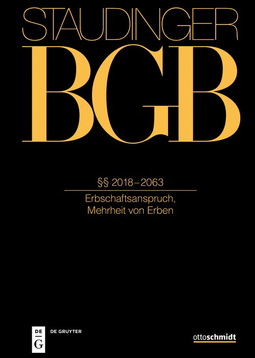 Cover image for §§ 2018-2063, isbn: 9783805914147