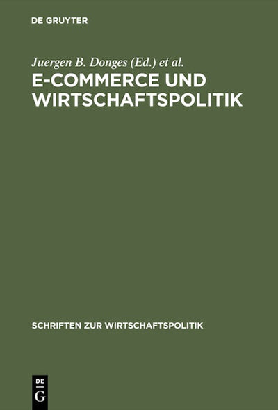 E-Commerce und Wirtschaftspolitik