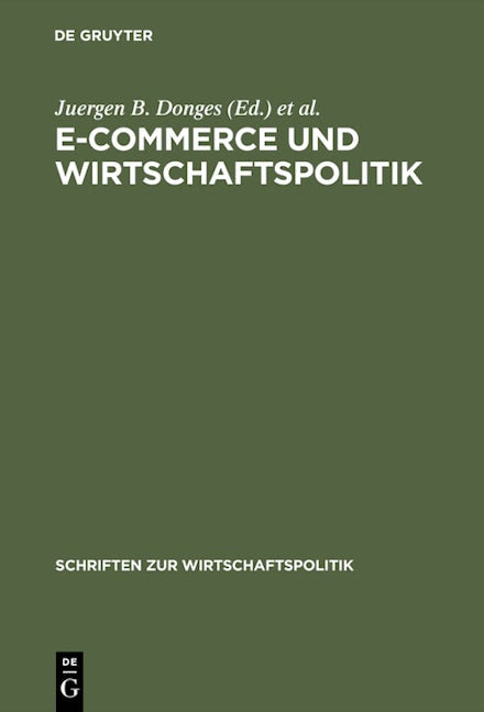 E-Commerce und Wirtschaftspolitik