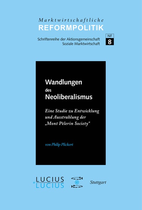 Cover image for ßWandlungen des Neoliberalismus, isbn: 9783828204416