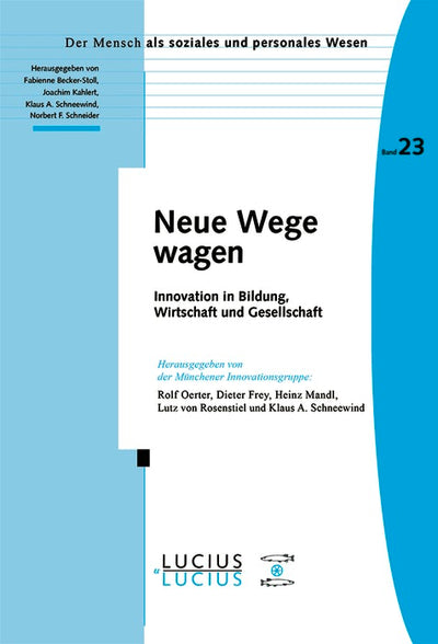 Cover image for Neue Wege wagen, isbn: 9783828204997