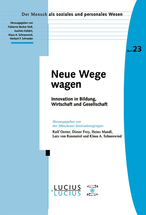 Cover image for Neue Wege wagen, isbn: 9783828204997