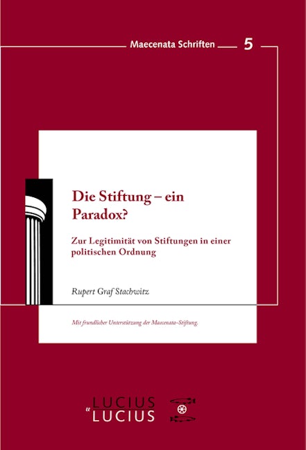 Die Stiftung - ein Paradox?
