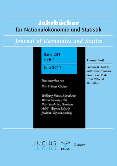Empirical Studies with New German Firm Level Data from Official Statistics