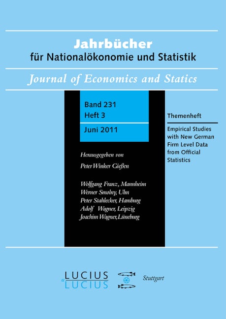 Empirical Studies with New German Firm Level Data from Official Statistics