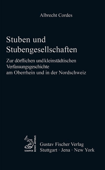 Cover image for Stuben und Stubengesellschaften, isbn: 9783828253582