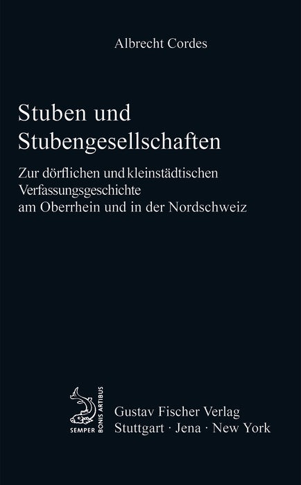 Cover image for Stuben und Stubengesellschaften, isbn: 9783828253582