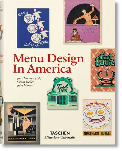 Cover image for Menu Design in America, isbn: 9783836520294